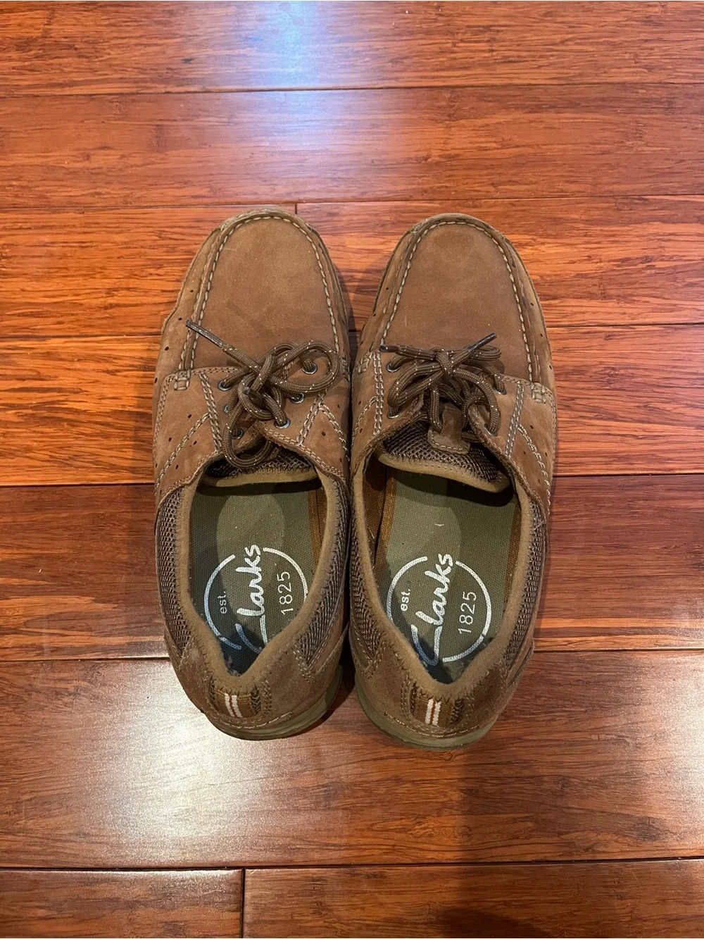 Clarks Men’s Brown Suede Boat Shoes